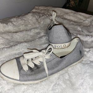 Polo Raph Lauren blueish grey sneakers - size 8.5
